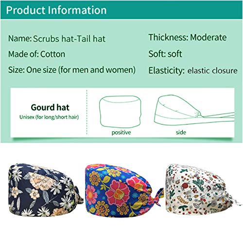 image for Cityelf Adjustable Chef Cap Elastic Cooking Hat Food Service Hair Nets