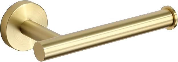 SAYAYO Toilet Paper Holder, Gold Toilet Paper Holder Toilet Paper Holder Toilet Paper Holder Bathroom Stainless Steel Toilet Roll Holder for Bathroom and Kitchen
