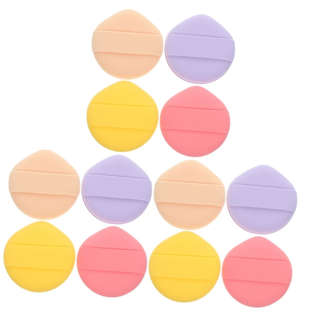 FRCOLOR 12pezzi Spugne Per Morbide e Riutilizzabili Per e Blush Adatte Asciutto