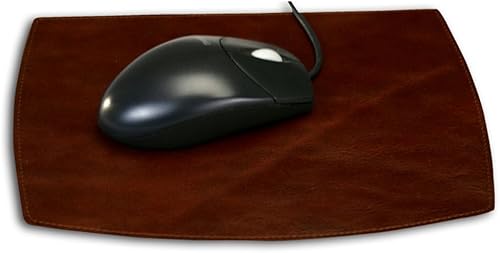 Dacasso Alfombrilla de ratón de cuero moca
