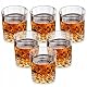 Kristallglas Whisky Gläser Set 6 x 230 ml für verschiedene Getränke