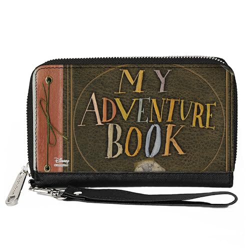 Buckle-Down Women's PU Zip Around Wallet Rectangle-UP, Up, 7.5