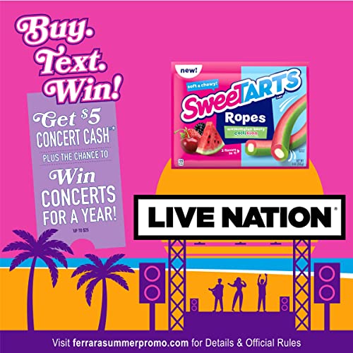 Sweetarts Soft & Chewy Ropes Candy, Watermelon Berry Collision, 9 Ounce #TOP1