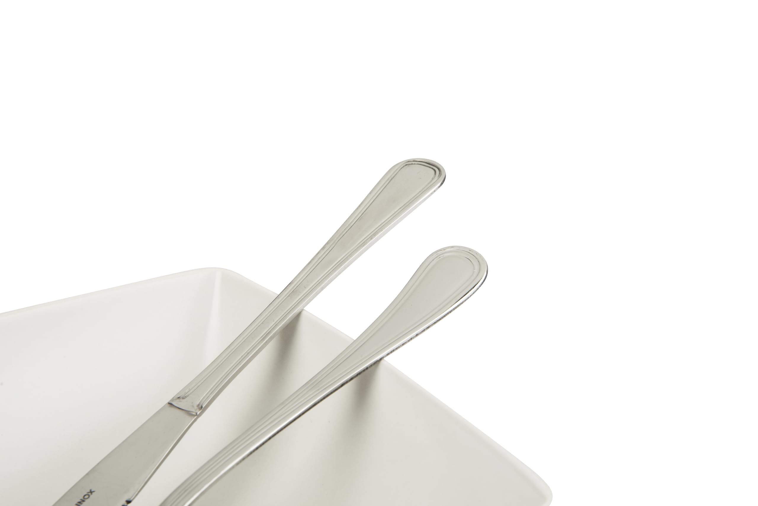 Excelsa London Servizio 24 Posate, Acciaio Inossidabile, Argento