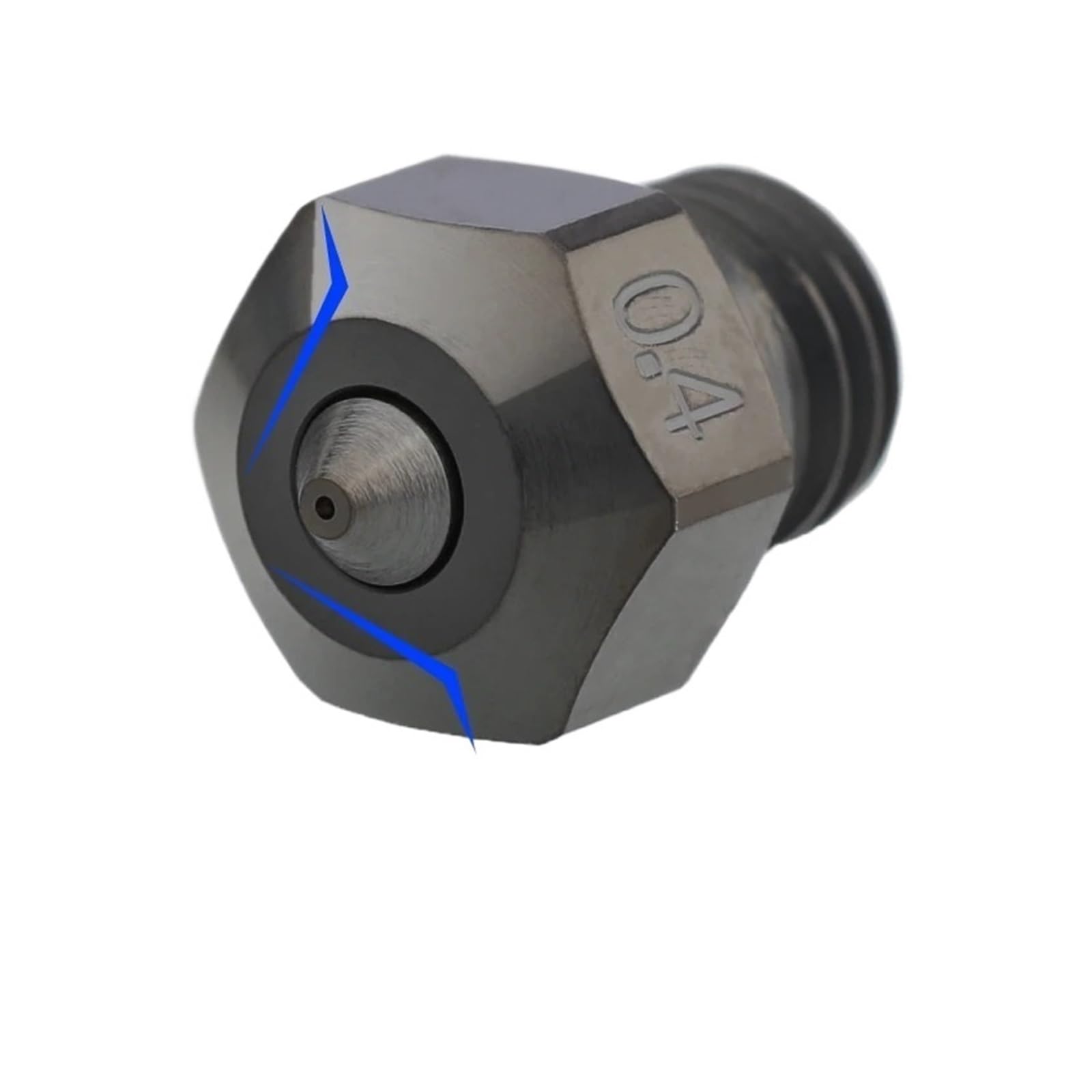 Boquilla MK10 Carburo Tungsteno Compatible con Flashforge Creator Pro X | Material resistente al desgaste, uso a altas temperaturas, extrusión precisa, accesorio hotend(0.4mm)