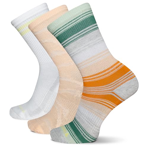 Image of Merrell Repreve Cushioned Hiker Crew Socks 3 Pair