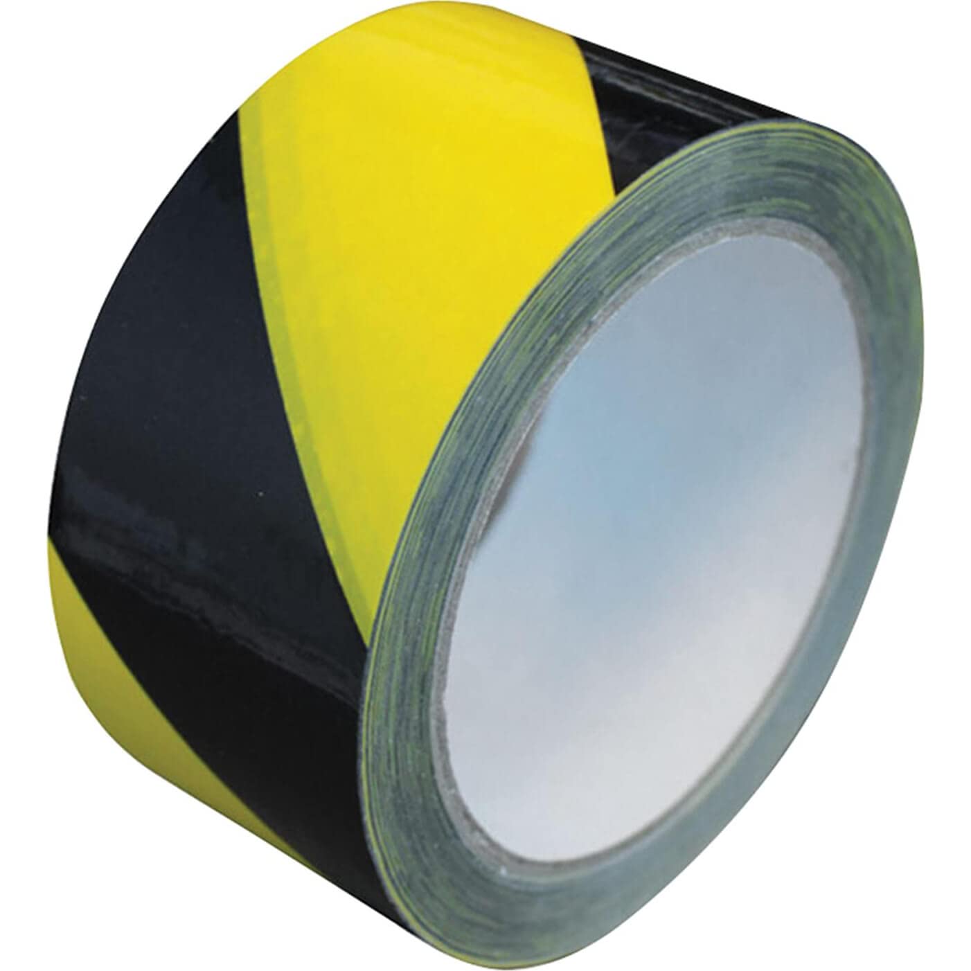 Faithfull Black/Yellow Laminated Self-Adhesive Hazard Tape 50Mm X 33M