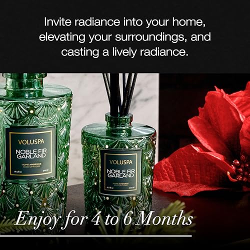Voluspa Difusor de Varillas Noble Fir Garland 6.8oz miniatura 5