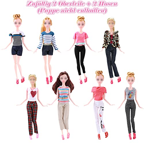 Coffret 31 pièces de vêtements et Accessoires pour poupées Barbie 11,5" : robes, bijoux, chaussures et couronnes pour des moments magiques – Image 3