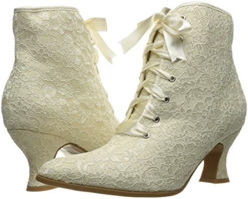 Ellie Shoes Women's 253-elizabeth Ankle Bootie, White, 7 M US | Image 6