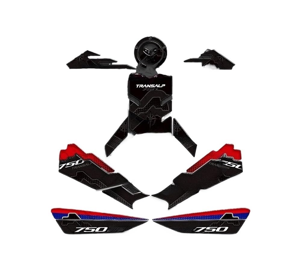 Motorcycle Fuel Tank Stickers for Transalp XL 750 XL750 2023 Motorcycle Oil Fuel Tank Pad Tankpad Protector Fairing Decals Pads