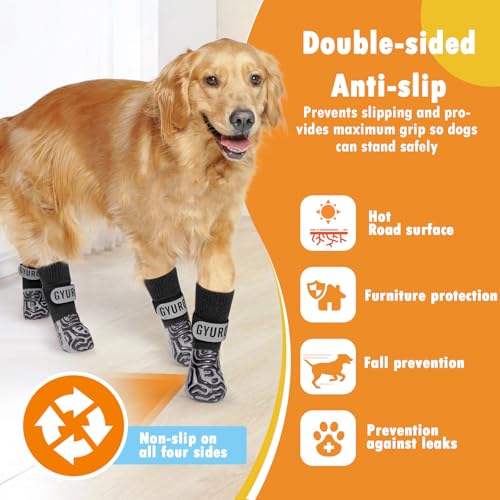 GYURO Anti Slip Dog Socks to Prevent Licking Paws, Small Medium Large Senior Dogs - Image 3