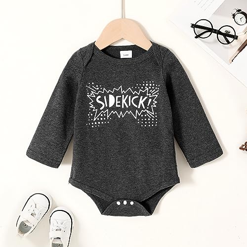 JEELLIGULAR Baby Boy Sibling Shirts Romper Big Brother Long Sleeve T-Shirt & Little Brother Bodysuit Matching Outfits2