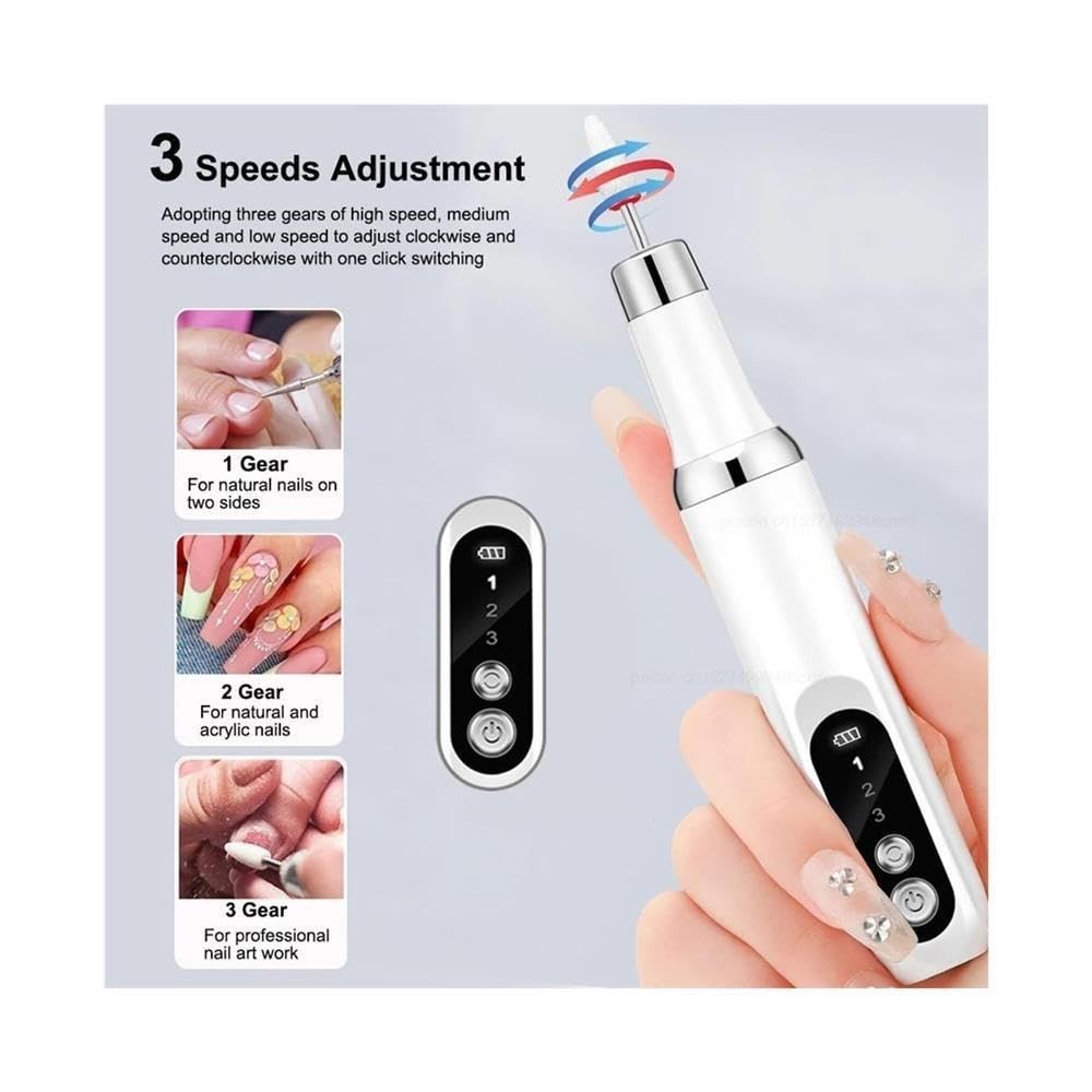 Set di pedicure for manicure portatile con trapano elettrico for unghie for unghie in gel acrilico