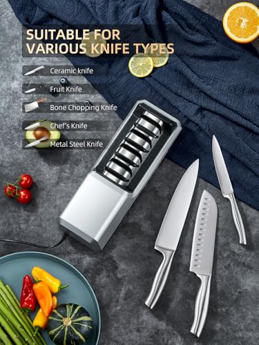 Reemix 4-Stage Electric Knife Sharpener with Repair Function — view 3
