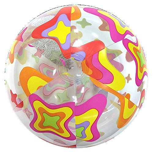 Heer Lively Print 24 inch Inflatable Beach Ball - Water Toys Games (Colors and Design May Vary) (B07B9DSWVS) Amazon Price History, Amazon Price Tracker