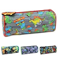 Fashion Stationery Pencil Case for Boys Dinosaur Pencil Cases for Girls Kids or Children at Primary School 1 Large Compartment Storage Case Birthday Gifts Christmas Stocking Fillers