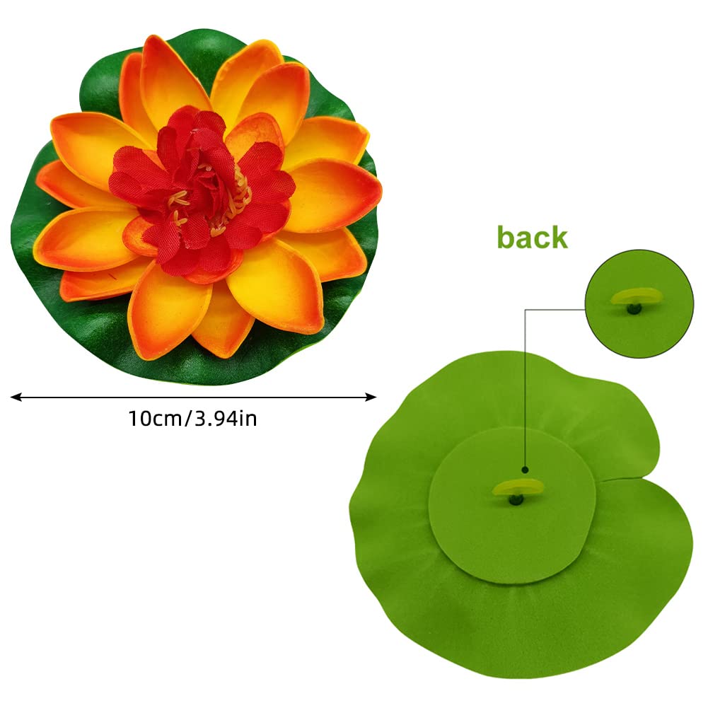 Flores Artificiales Estanque Flores Artificiales Loto Flotantes | 5  Unidades De Colores | Material EVA Para Estanque O Piscina | Decoración  Jardín O Boda Plantas Artificiales Agua EVA, image size:1001x1001