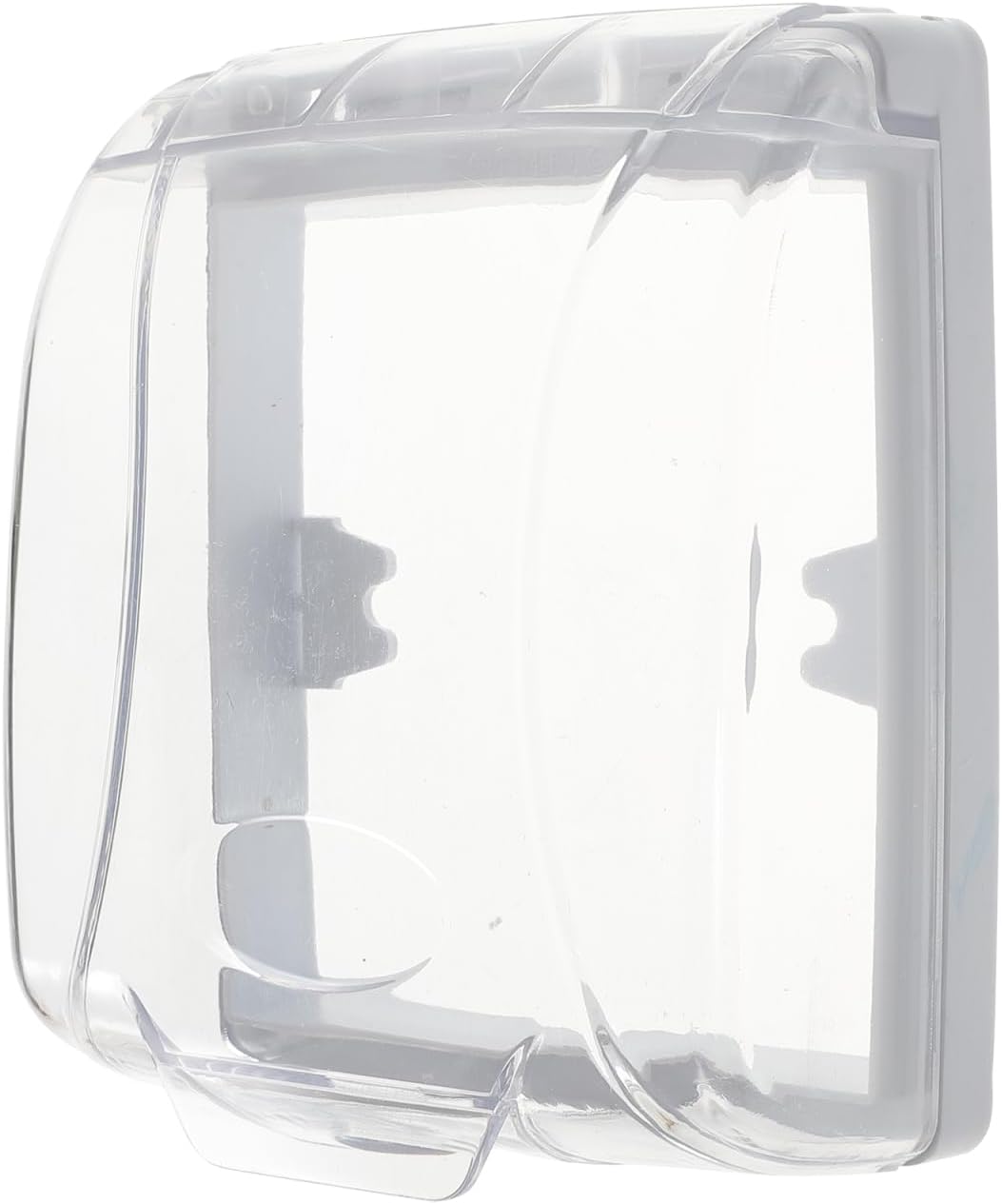 Angoily Waterproof Doorbell Cover 5.11X4.25X2.04In Transparent Outdoor Doorbell Protector Weatherproof Rainproof Splashproof Cover for Wireless Button Home and Commercial Use