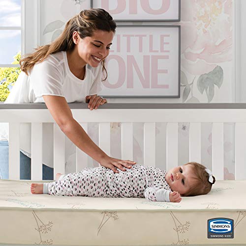 Simmons Kids Slumbertime Naturally 4-Inch Mini Crib Mattress #TOP6