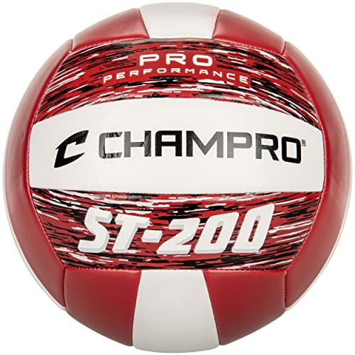 CHAMPRO Pro Perforamnce Volleyball, Gras, Sand, drinnen, Camo Scarlet (VB-ST200CSC)