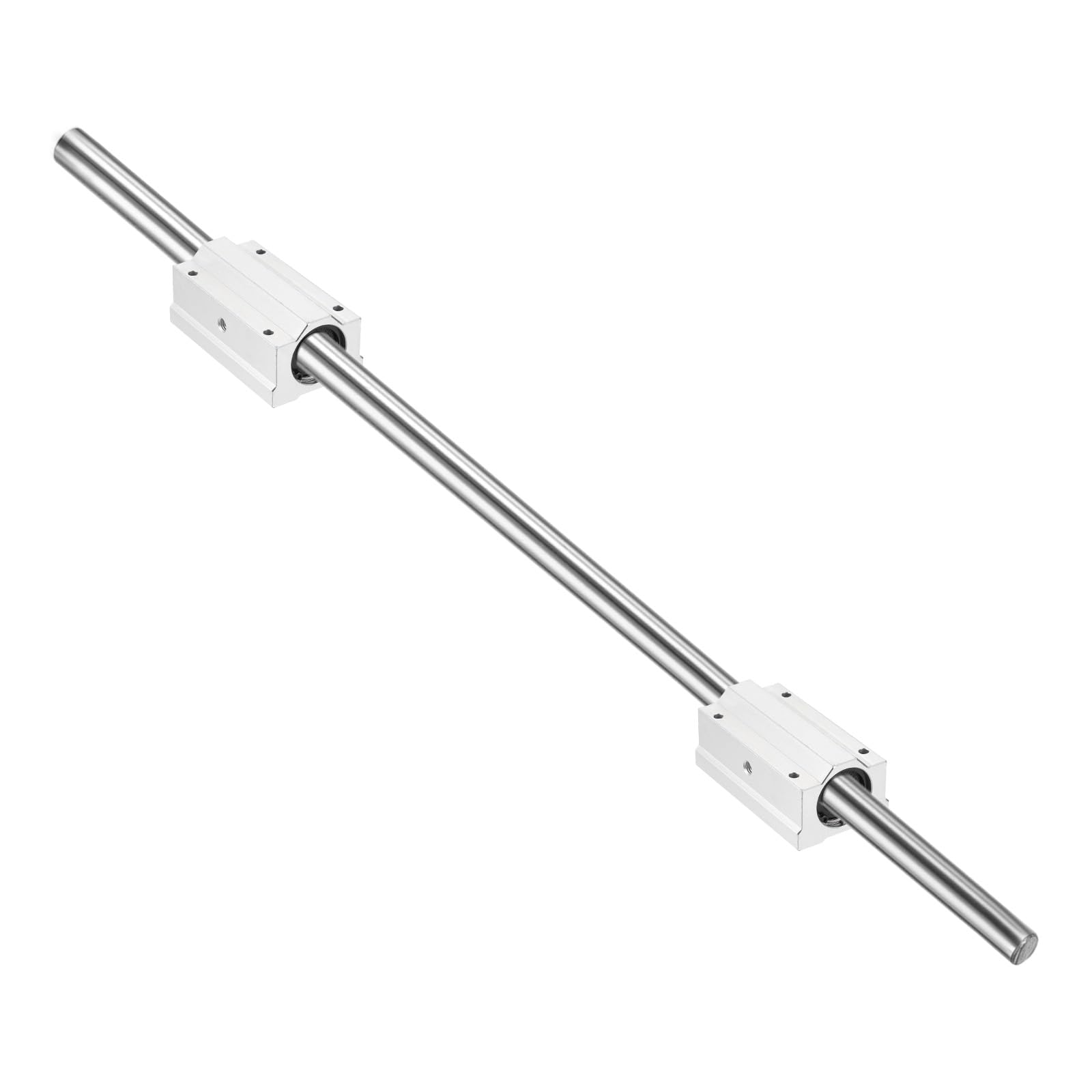 QUARKZMAN 2 Piezas SCS16LUU Cojinete De Bolas Lineal De Deslizamiento De Aluminio 84 Mm De Longitud Bloque De Rodillos Lineales Para Varilla De 16 Mm En Impresora 3D Máquina CNC Plateado