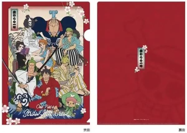 Amazon.co.jp: ワンピース クリアファイル ワノ国 麦わらの一味 公式