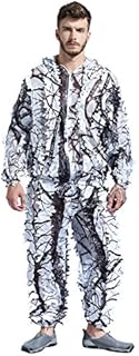 SUNRIS Ghillie Suit, White Snow Camo Gilly Suit for Men Winter Hunting Shooting