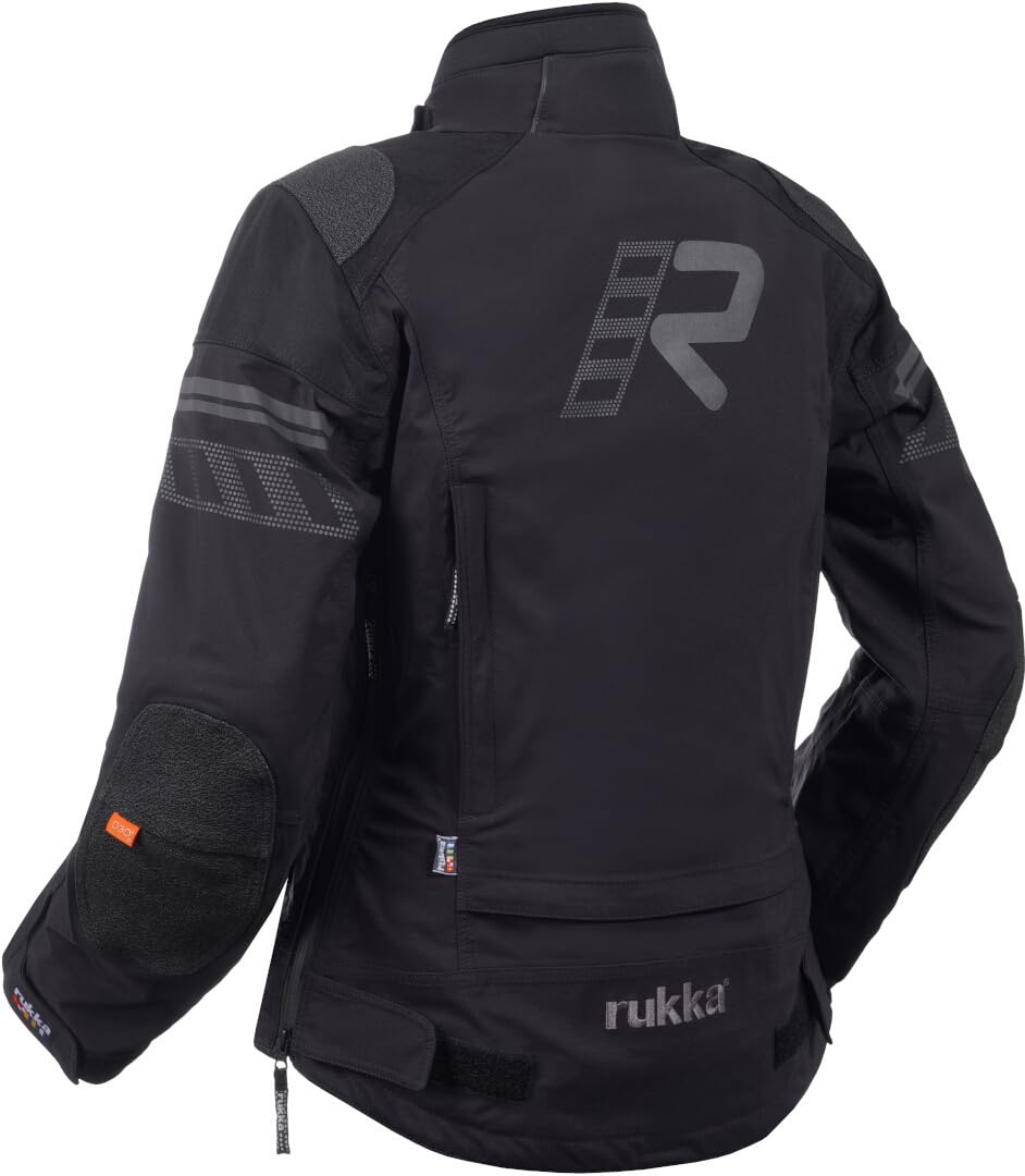 Rukka Armatou-R wodoodporna damska kurtka tekstylna motocyklowa, czarny, 48