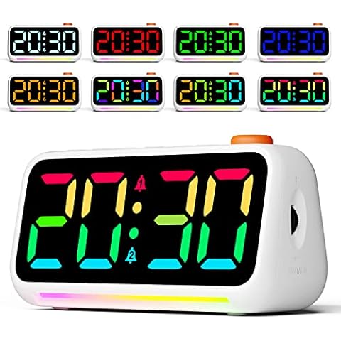 Despertador Infantil CHEREEKI con Luz RGB Dinámica Cover