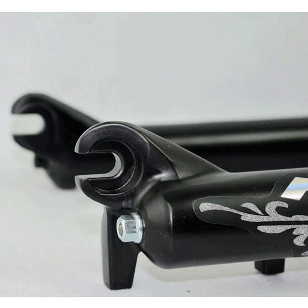 BMX widelec rower śnieżny przedni do roweru 20 cali stop aluminium zawieszenie pneumatyczne 100 mm podróż 1-0,3 cm kierownica 10 cm opona
