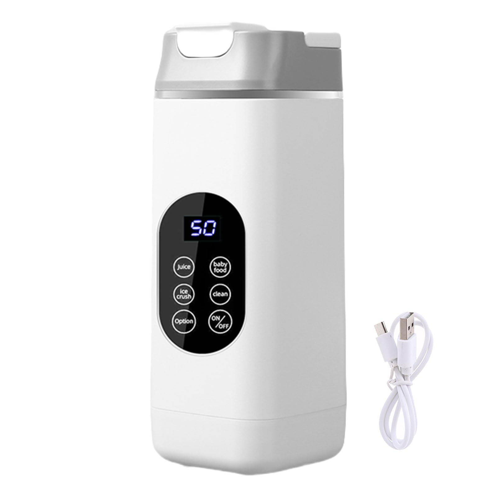 Buxuaaaa White Juices Maker Small Mixers Juicing Cups Travel Juices Maker Powerful Juicing Device Suitable For Making Beverages Portable Blenders