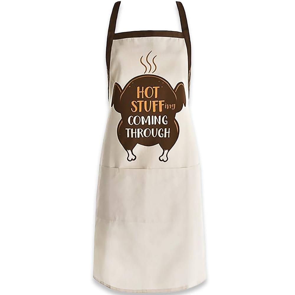 amscan Unisex-Erwachsene Kochschürze „Thankful Chef“ – Erwachsenengröße, Mehrfarbig, 1 Stück. Schürze, One Size