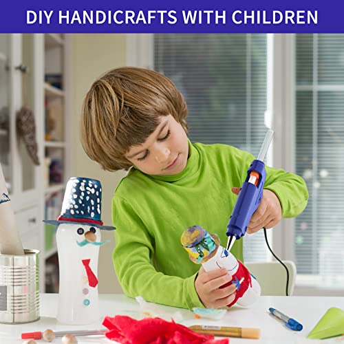 Mini Hot Glue Gun Set for Class Project, Small Glue Gun Hot Melt Arts Craft DIY Glue Gun for Crafts School DIY Arts Home Quick Repairs (Multicolored 8 Pieces) - Image 7