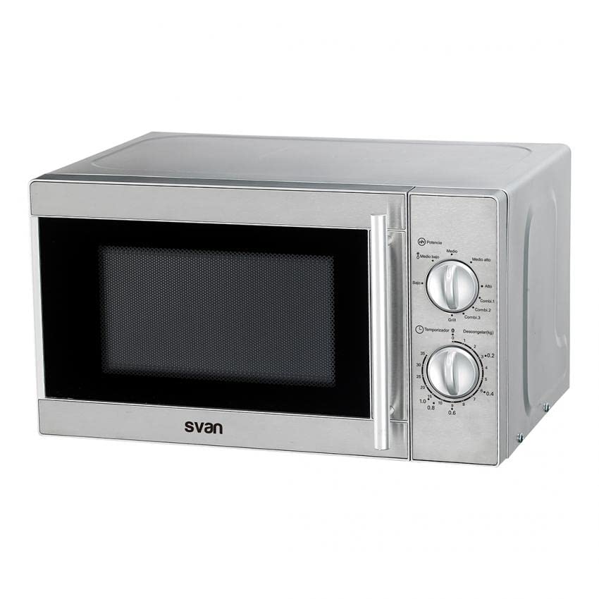 SVAN-Microondas-Svan-700w-2582cm-4395cm-335cm-Inox-Grill-20-Litros