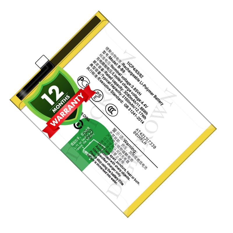 Image of Original B-B9 Battery Compatible for Vivo V5+ (V5 Plus) | Vivo X9i (Vivo 1611) - (3160mAh) - 1 Year Warranty DF7