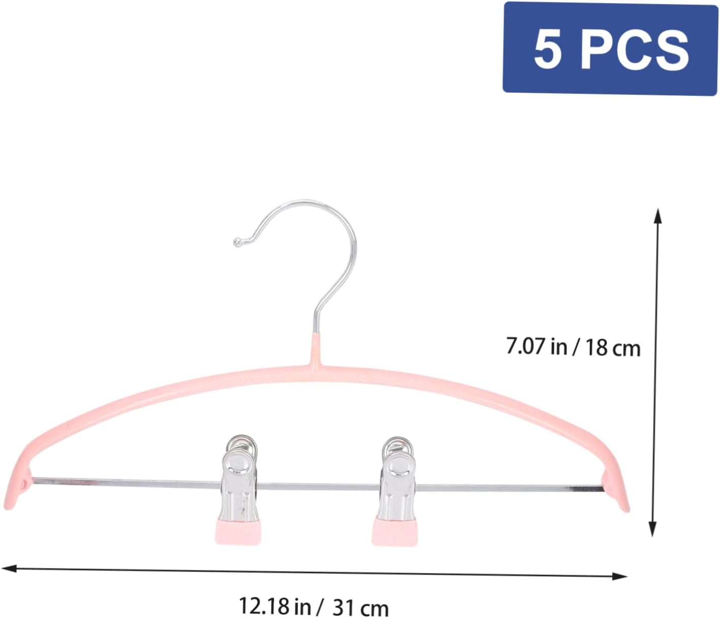 5pcs Anti-Skid Baby Clip Hangers for Boys and Girls Pants and Short Skirt