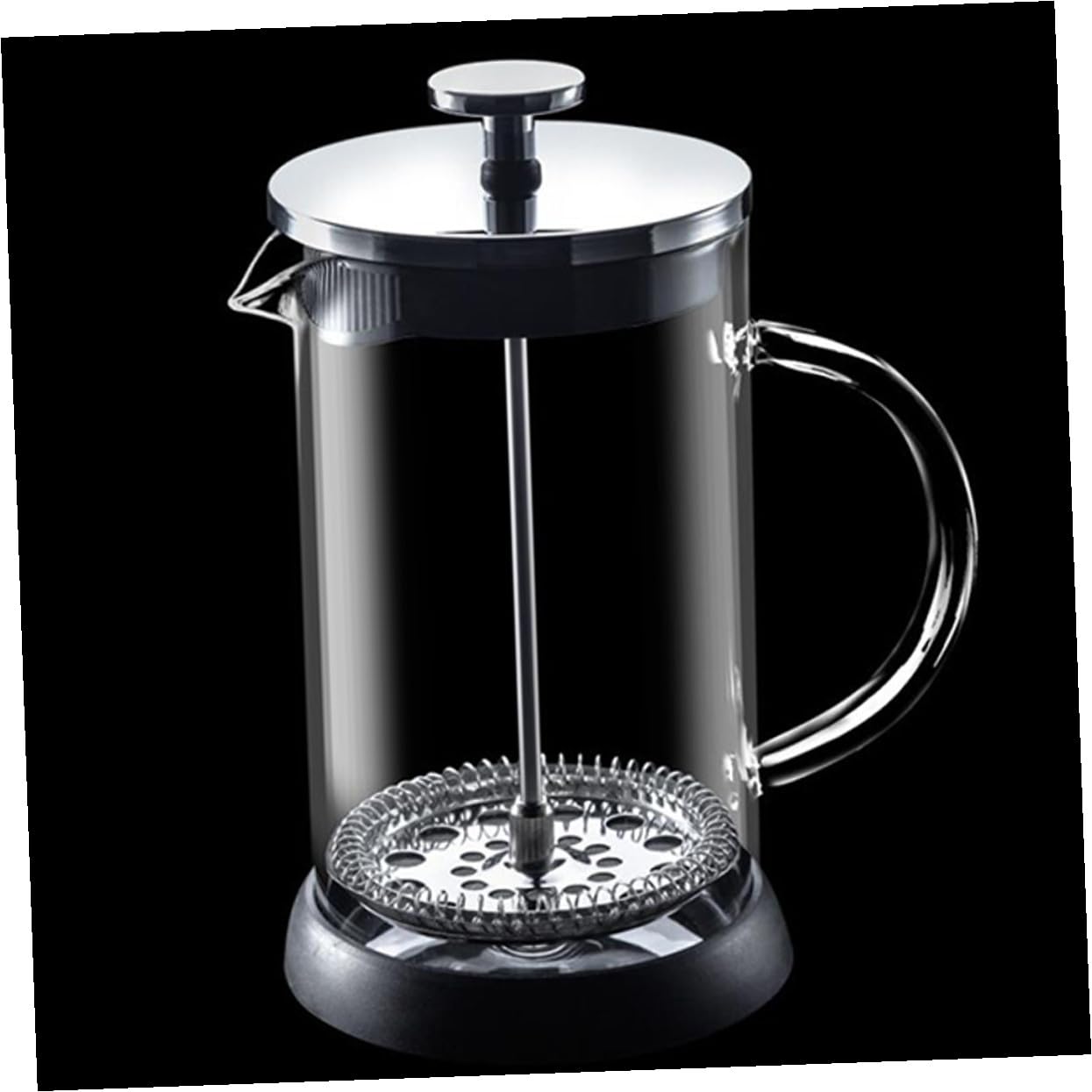 Cafetera de Moda de Acero Inoxidable 1000ml Filtro para Hogar