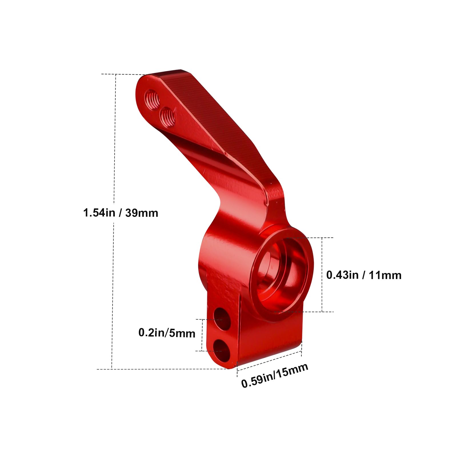 Amazon.com: HobbyPark Aluminum Rear Stub Axle Carrier Upgrade