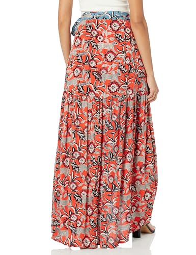 Angie Women's Printed Maxi Wrap Skirt2