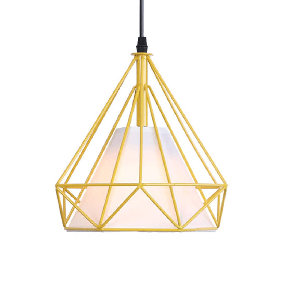 RCIDOS Luces Colgantes De Simplicidad Creativa Lámpara Colgante Elegante Escandinava Araña Elegante De Una Sola Cabeza Lámpara De Suspensión Color Diamante para Cocina Isla Comedor sobre Fregadero