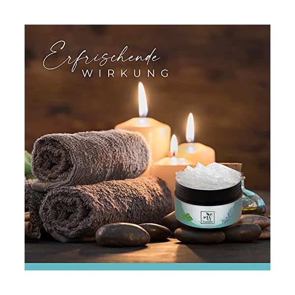 MS Nature® - Premium Qualität - Mentholkristalle für Sauna 100% Minzöl – Eiskristalle als Sauna Zubehör zum Inhalieren… – Bild 6