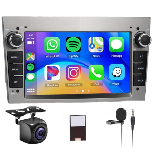 【2+64G】 Carplay Autoradio pour Opel Astra Meriva Zafira 2003-2011,Android Poste Radio Voiture,7 Pouce Touchsreen avec Android...