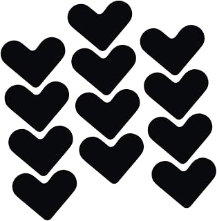 20pcs Heart Shaped Carpet Grippers Non Slip Rug Tape Pads for Area Rugs on Carpet