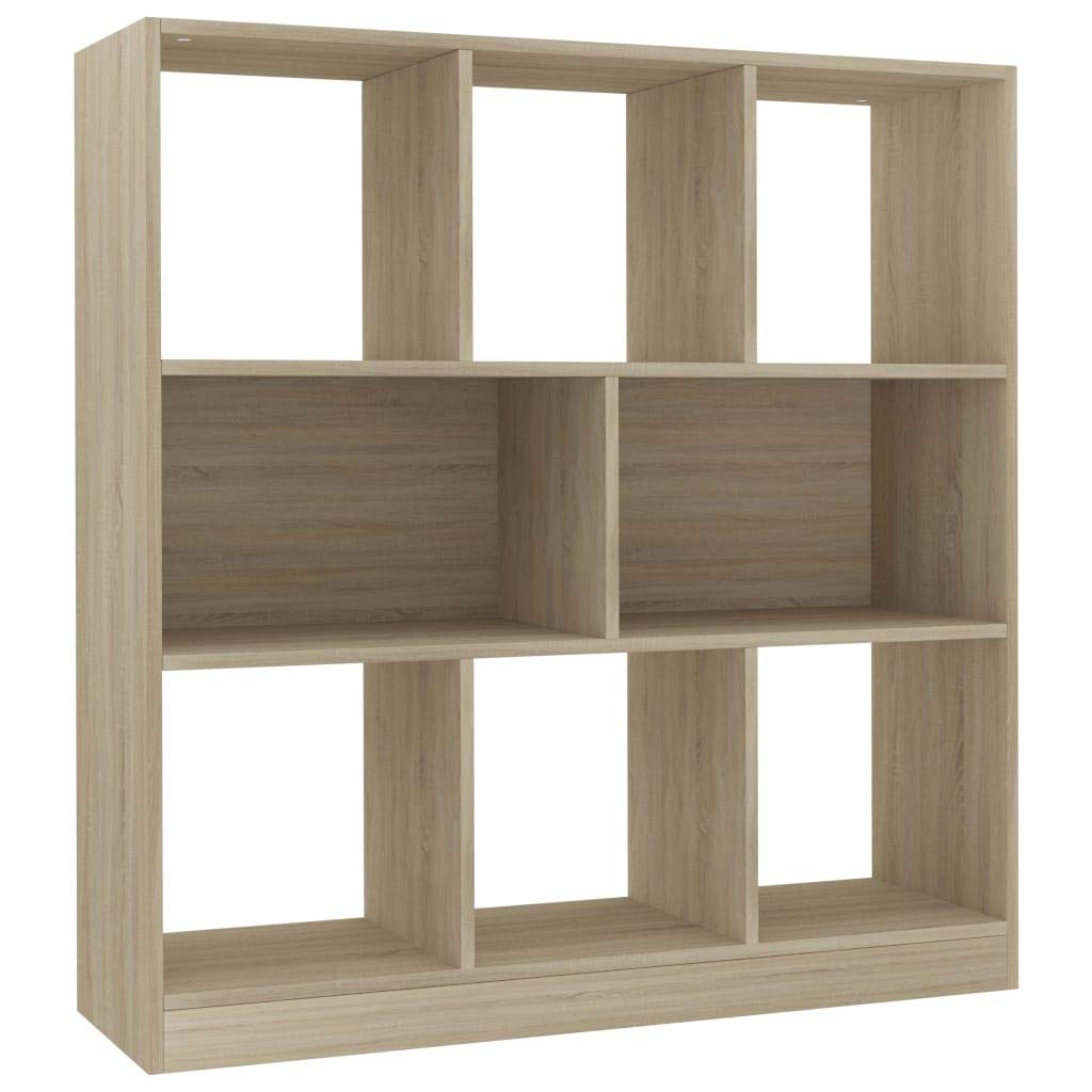 Solivagant Bücherregal Sonoma-Eiche 97,5x29,5x100 cm Holzwerkstoff, Möbel,Regalsysteme,Bücherregale Bücherschränke, 28.35 kg-800174