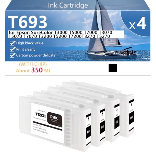 Cartouche de Toner T6931 Remplacement Epson SureColor T5000 Impression Plans