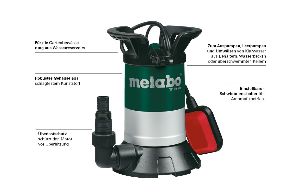 TP 13000 S (0251300000) Bomba sumergible para agua limpia
