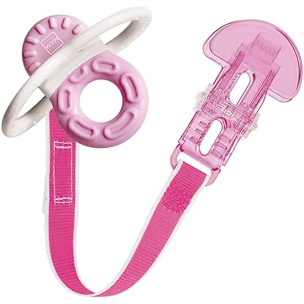 Bite And Relax Teether (2+ Months) With Clip, Teething Toy Promotes Dental Hygiene And Cleanliness, Baby Teether Soothes Painful Gums Mam