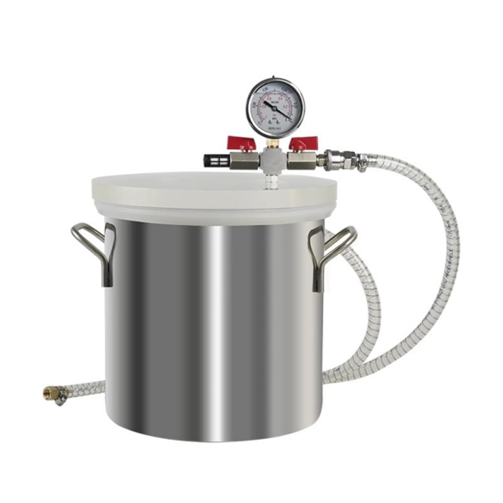 Camere di degasaggio sottovuoto in acciaio inossidabile, camere a vuoto, kit sottovuoto da laboratorio, 2 3 6 9 13 20 galloni camere a vuoto di grande capacità, per colata di resina, resina epossidica