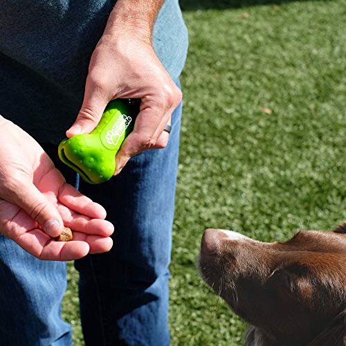 Kibble Bubble Bolsa para petisco para cães, osso roxo